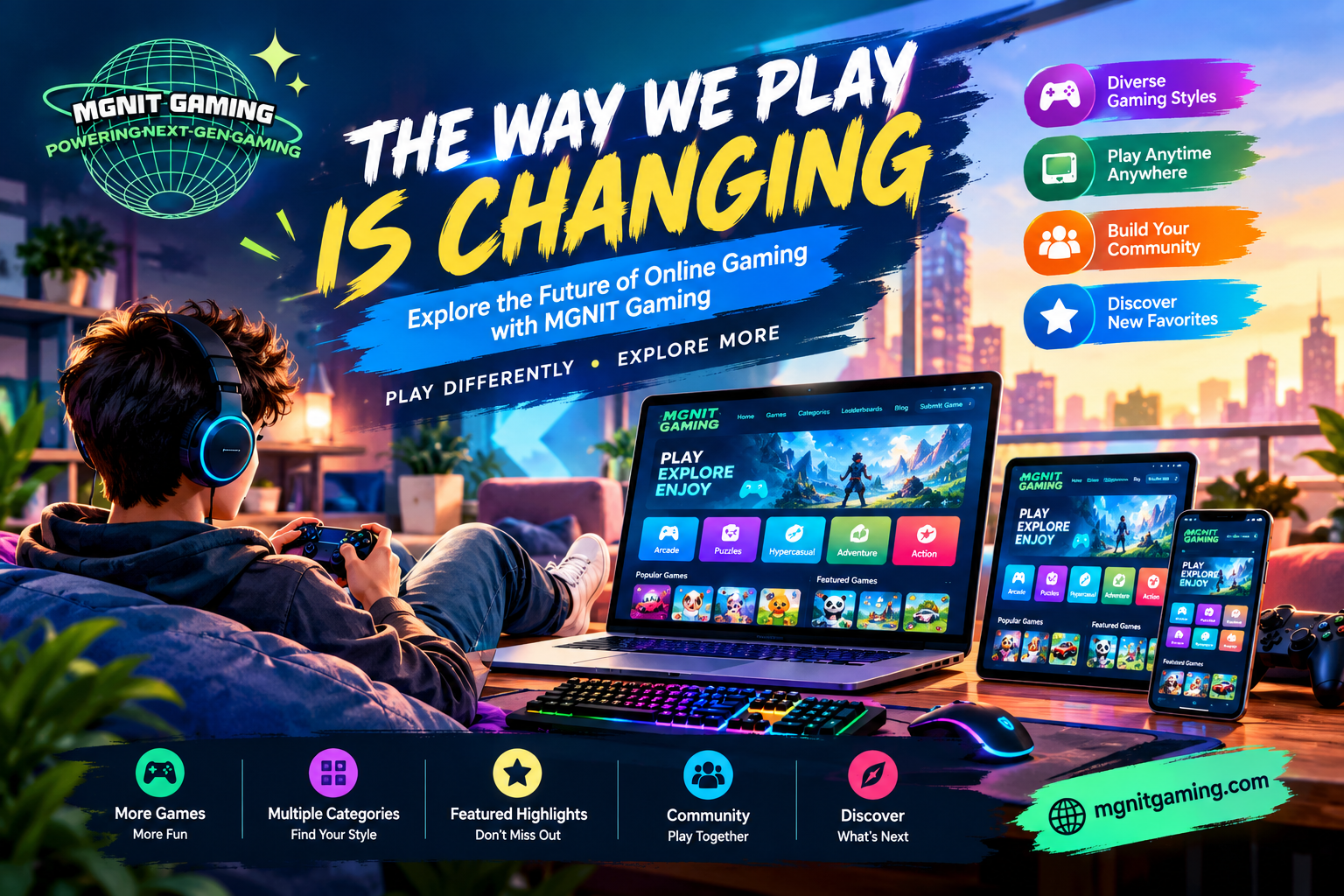 The Way We Play Is Changing | Explore Online Gaming with MGNIT Gaming
